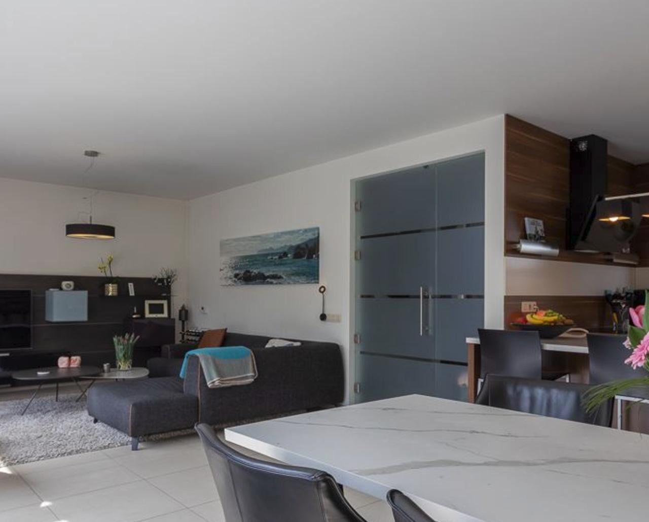 Luxe glazen design taatsdeur XXL (153 * 236,5) gedemonteerd