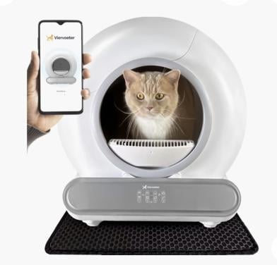 Automatische zelfreinigende kattenbak