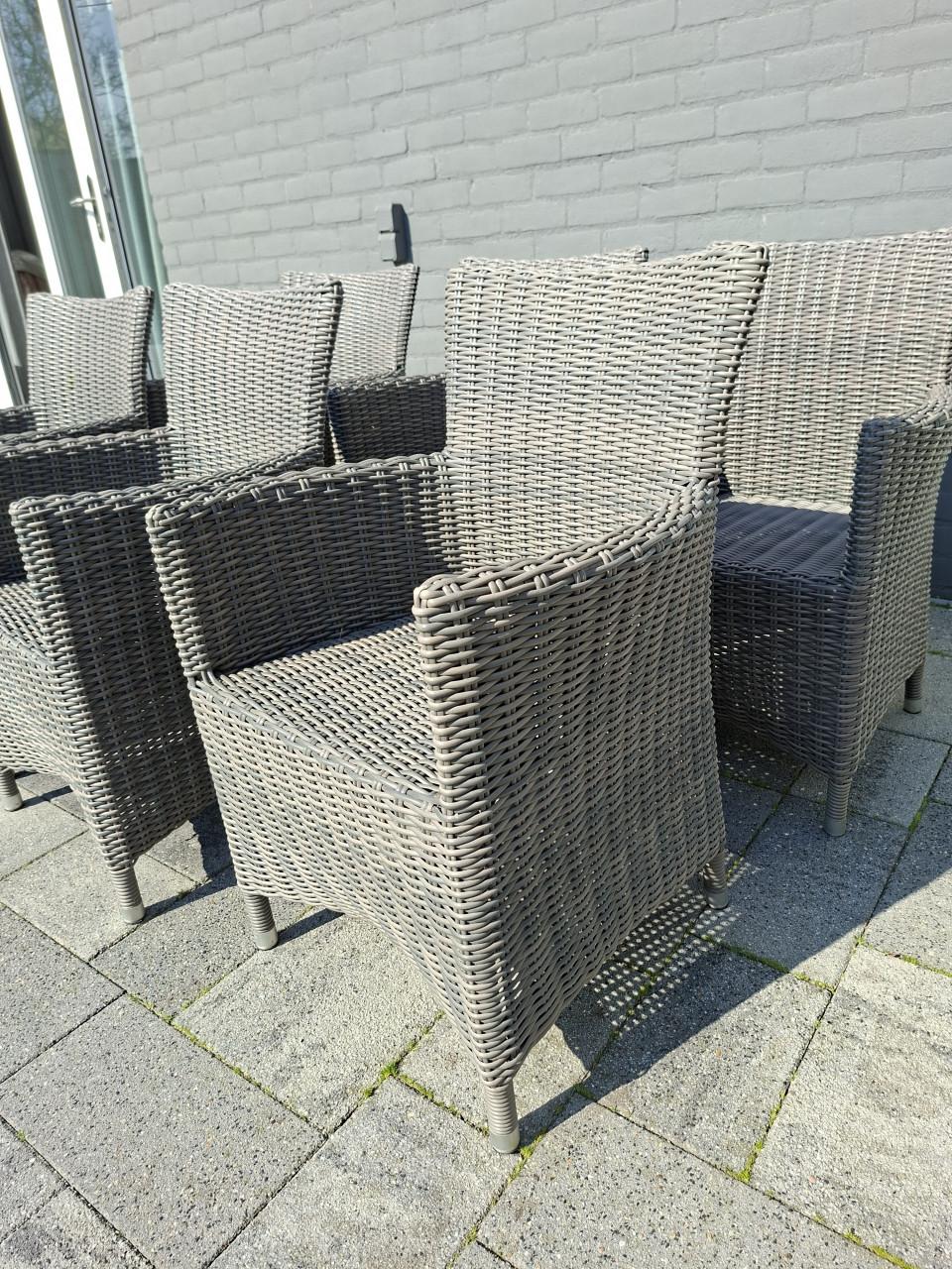 6 Tuinstoelen