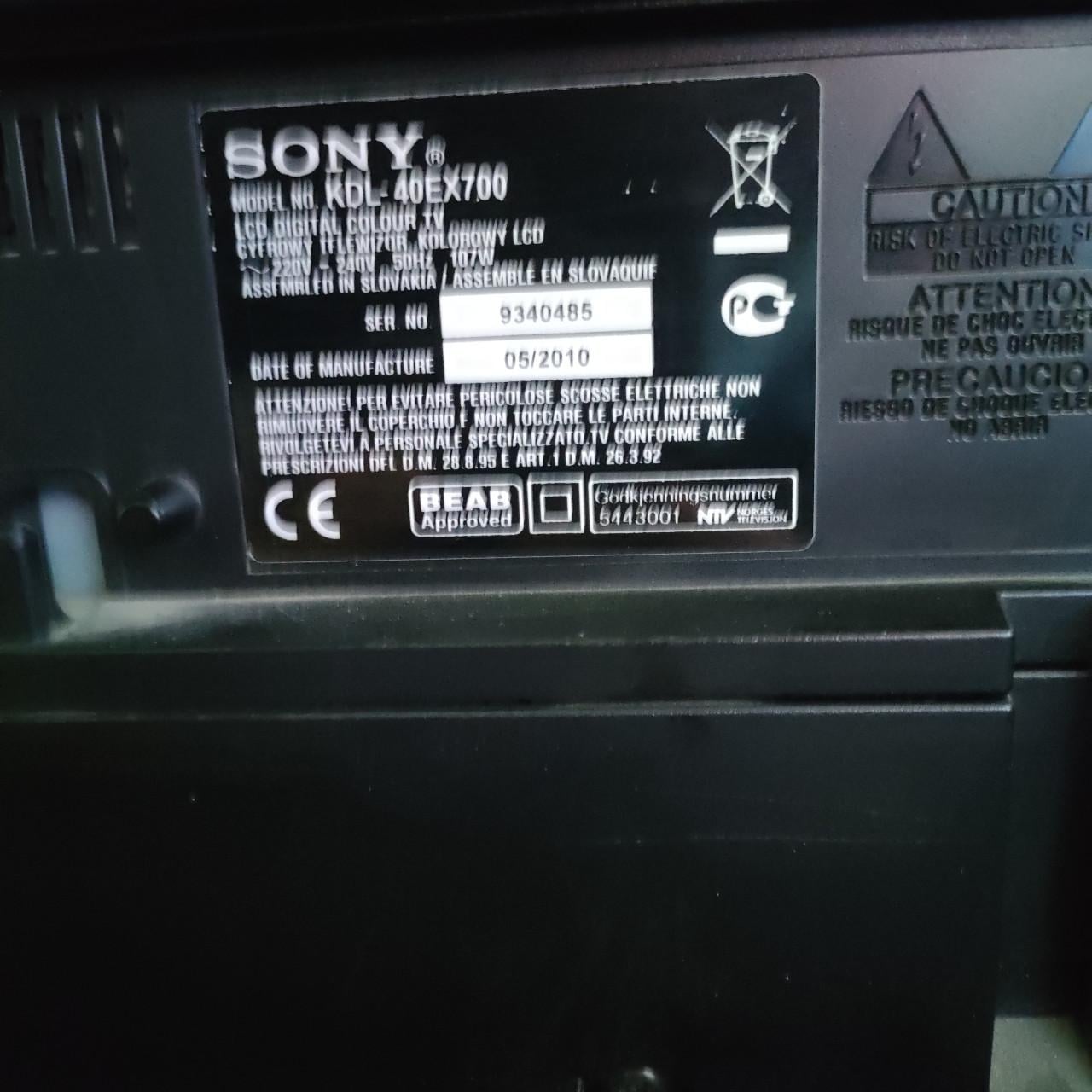 Sony Bravia Televisie