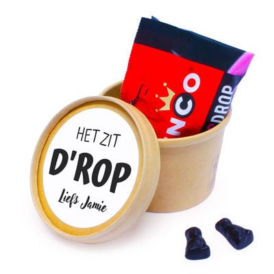 Collega bedankjes - potjes pindakaas klein
