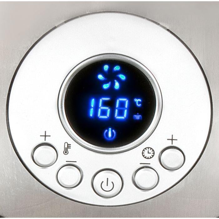 Domo airfryer-3,2L-zwart/rvs-prima staat