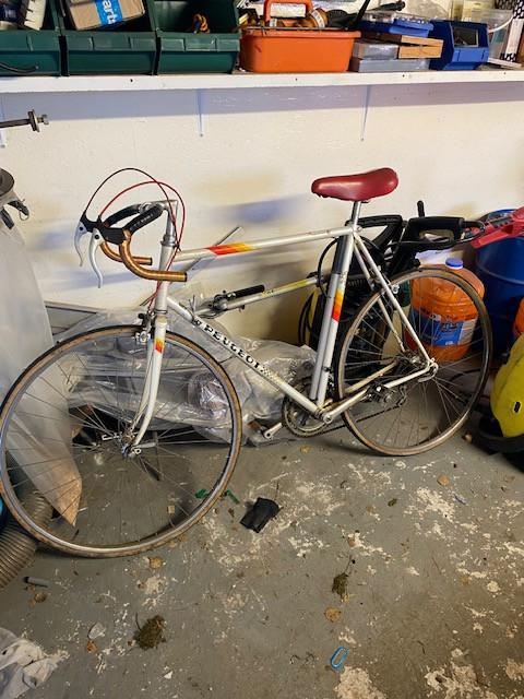 Vintage race fiets  peugeot