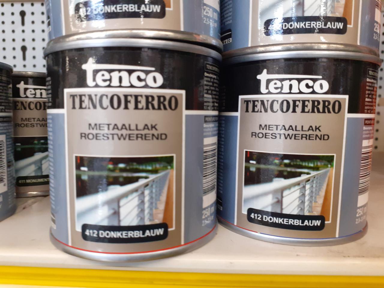 Tenco ferro metaallak 0,25 l 1 euro per stuk