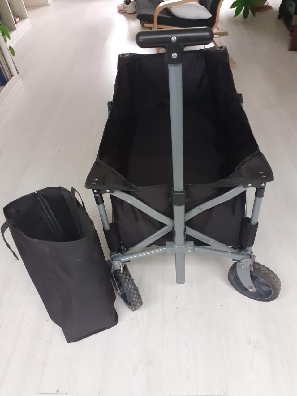 Opvouwbare bolderkar met hoes