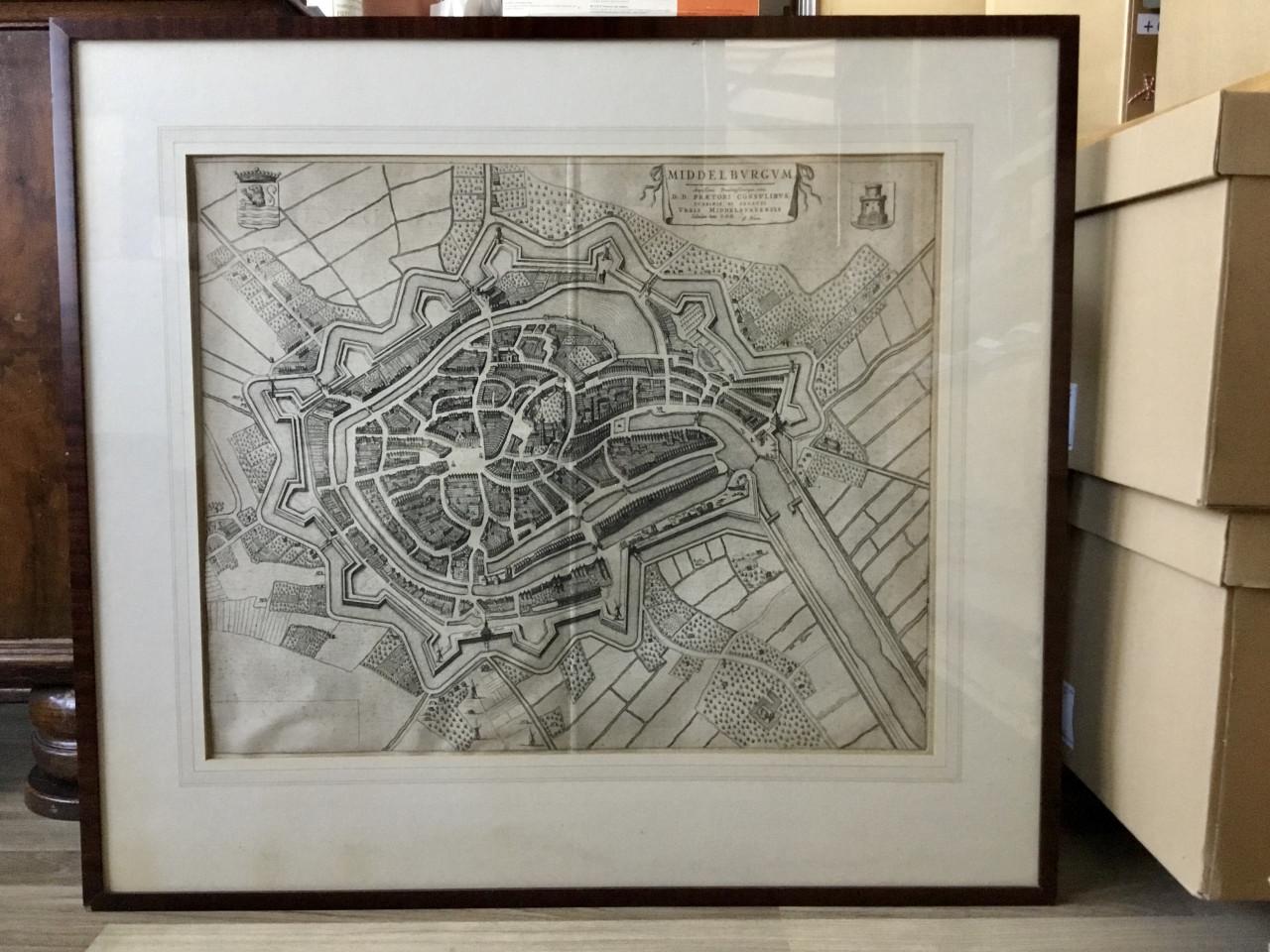 Gravure / prent “MIDDELBURGUM” 1649