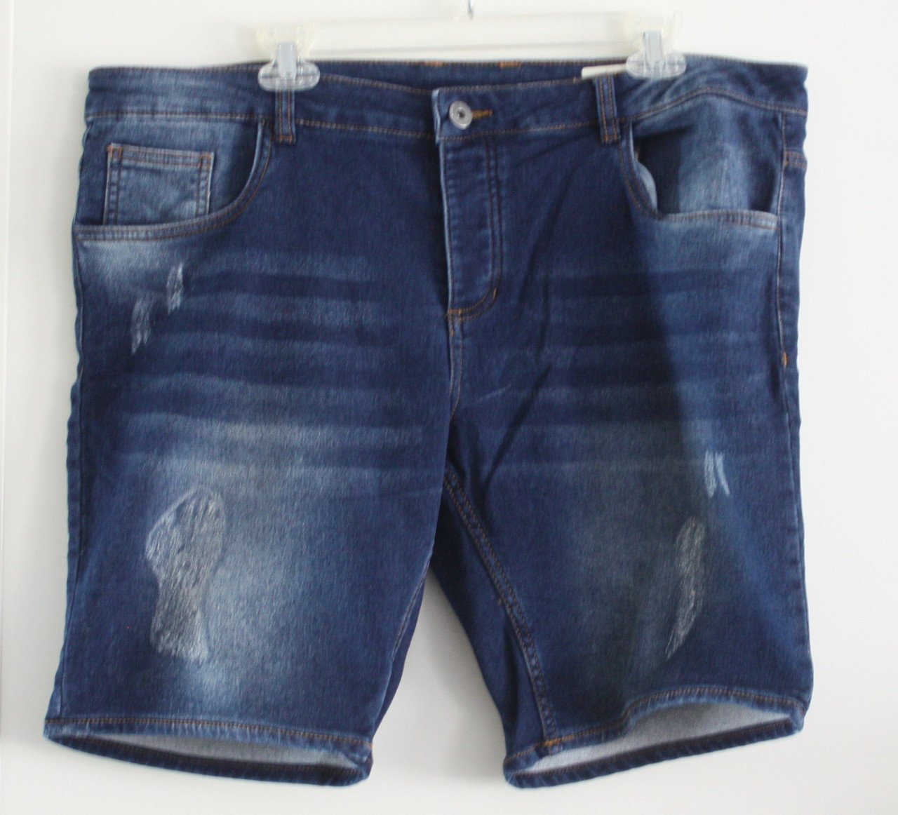 Blauwe korte broek  maat 58