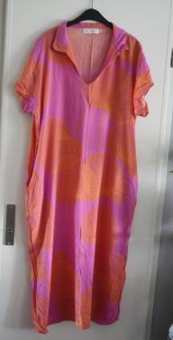 Jurk roze oranje  maat xxl