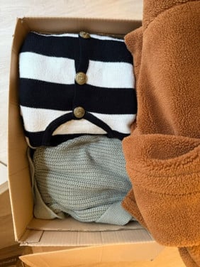 Truien, vesten en lange teddyjas