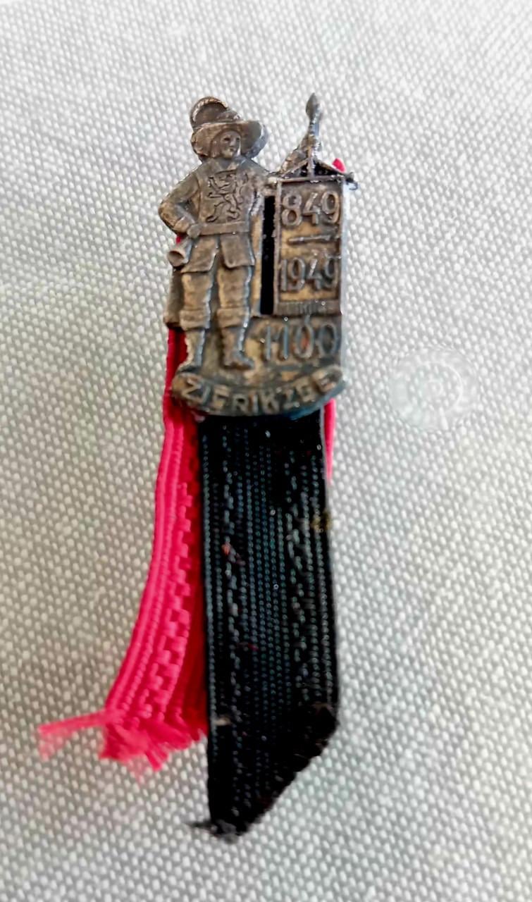 Zierikzee 1100 jaar stad 849 / 1949 broche