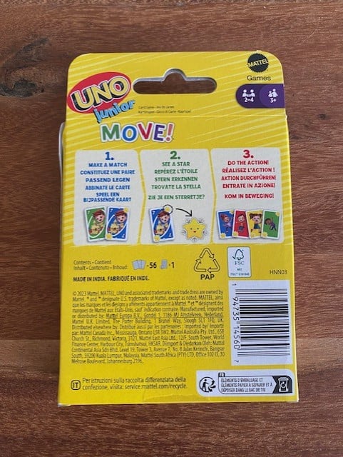Nieuw | UNO junior | Move!