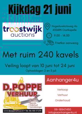 Morgen,  zaterdag 21-6 kijkdag