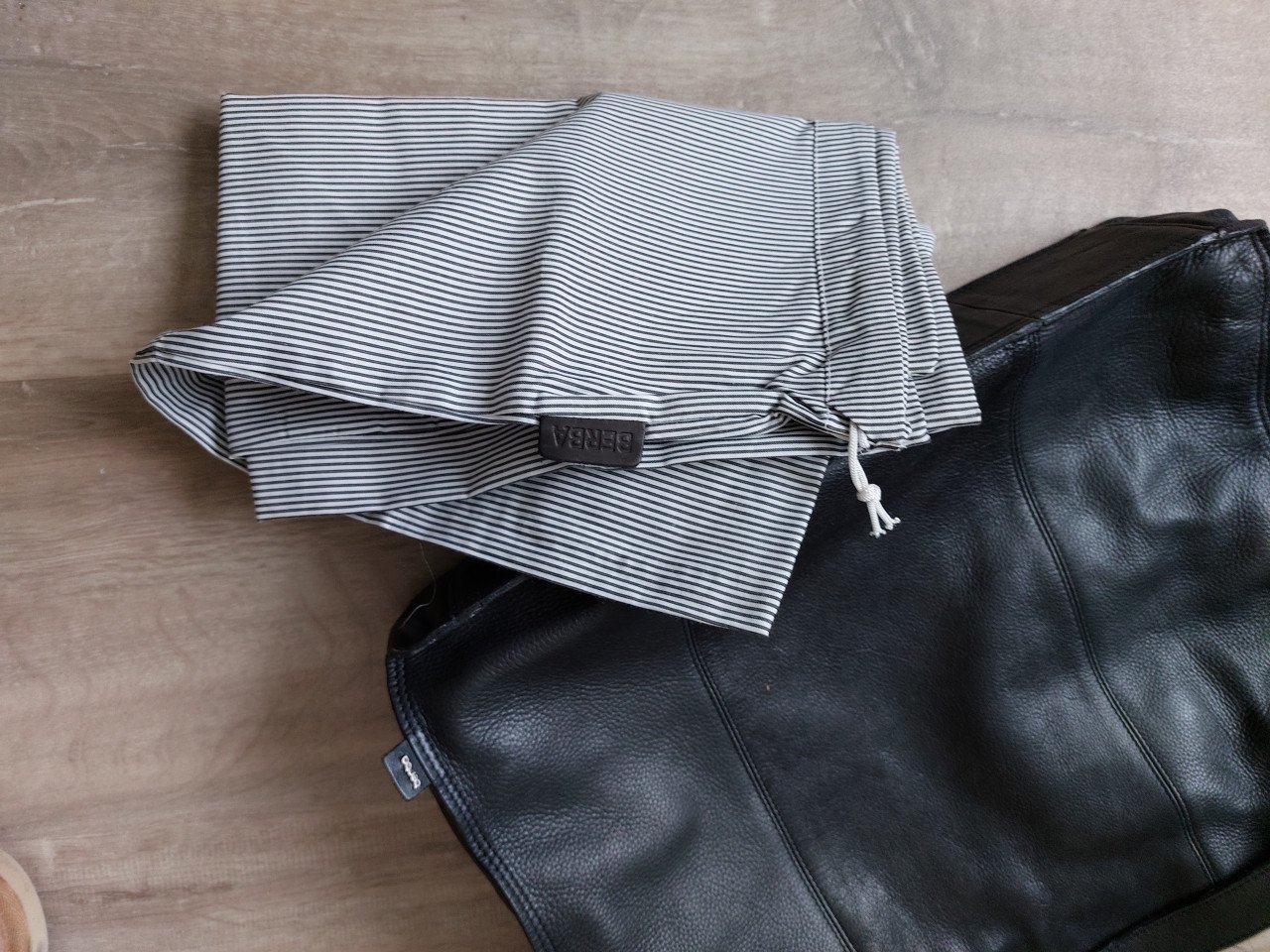 Leren tas