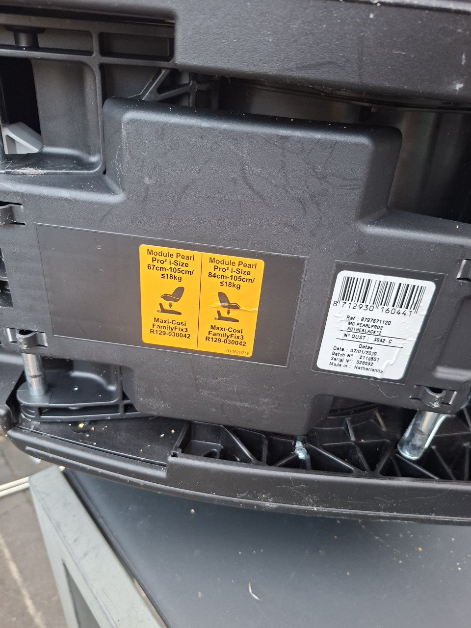 Autostoel + isofix