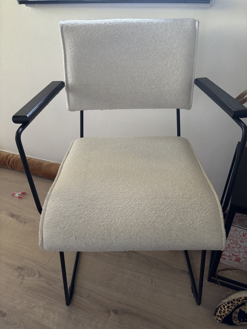 6 teddy eetkamer stoelen met armleuning ( salido)