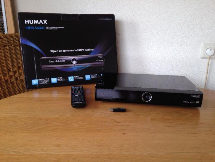 HUMAX 5400c FULL HD RECORDER MET 1 TB OPNAME IN HD