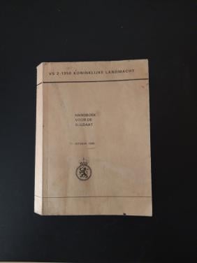 Handboek soldaat 1988 VS 2-1350