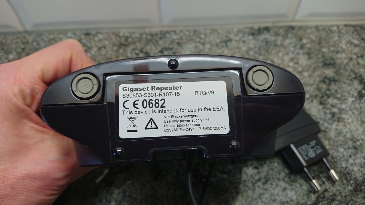 Siemens gigaset repeater ( vergroten telefoonbereik )