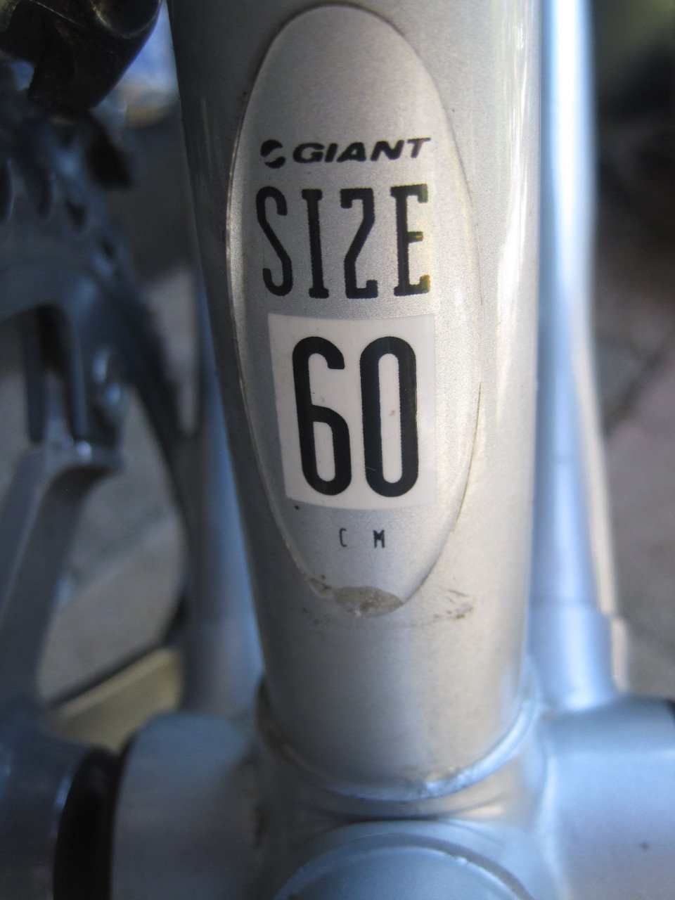 Racefiets Giant staal
