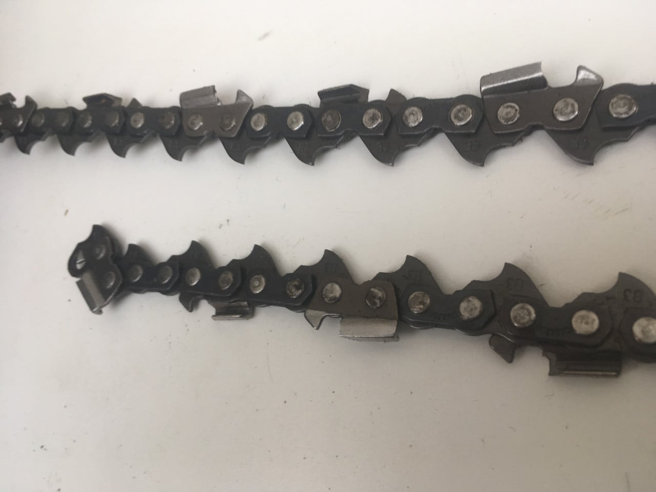 Zaagketting voor groote kettingzaag .404 1,6mm haaks  op maat