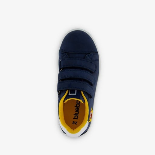 Z.g.a.n. blauw gele sneakers (maat 26 | klittenband | monstertje )