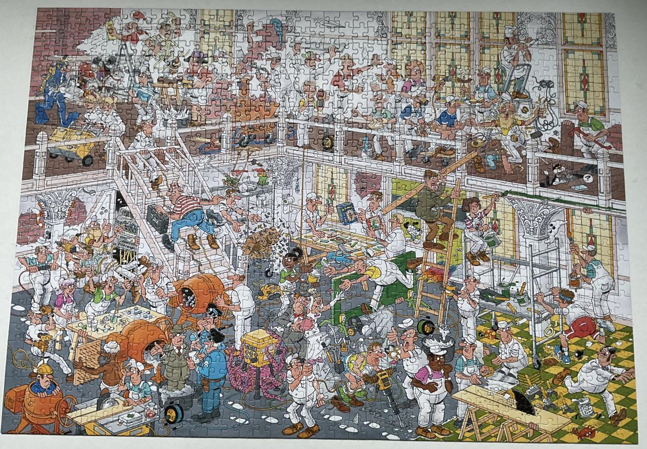 Van Haasteren puzzel, 2x 1000 stukjes