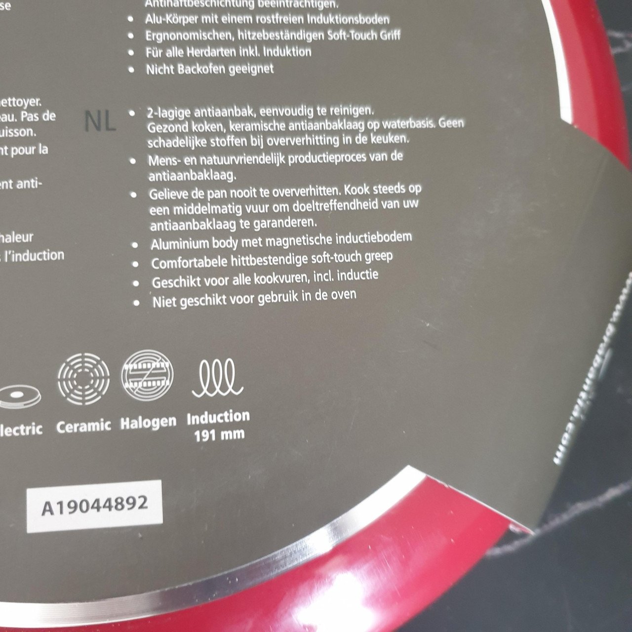 Nieuwe grote Brabantia koekenpan 28cm keramisch anti-aanbak PTFE vrij