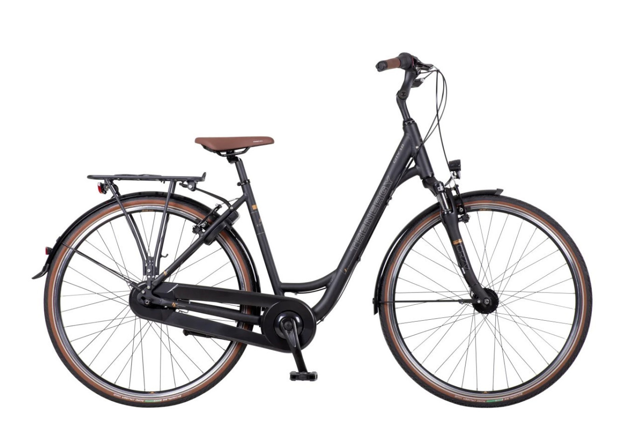 Nieuwe Trenergy 2025 City 1.0 Damesfiets 55cm 7 versnelling V-Brakes Naafd.