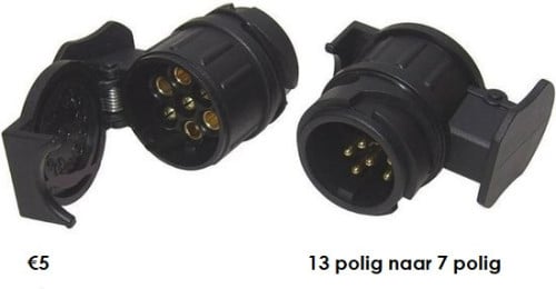 Verloopstekker 13 naar 7 Polig