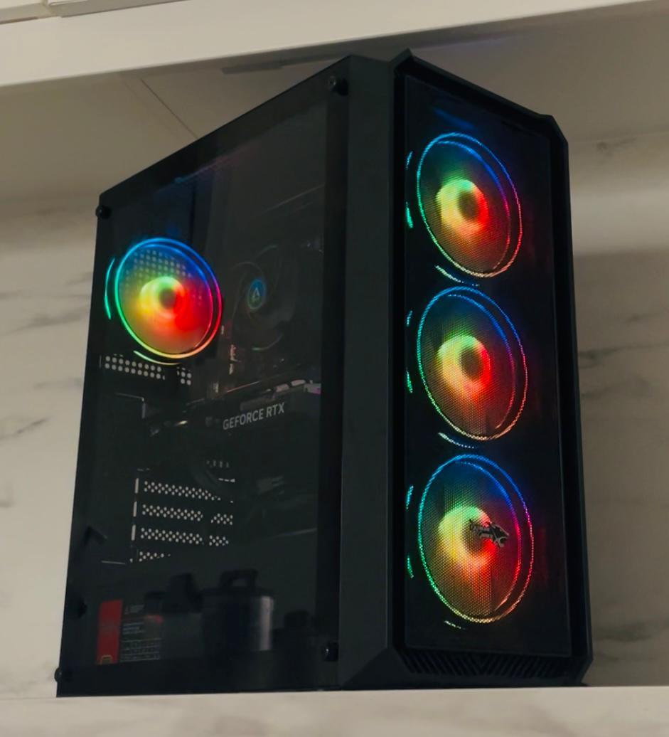 Gaming PC - RTX 4060 - SSD 1000GB - Wi-Fi - Ryzen 5 - 16 GB RAM