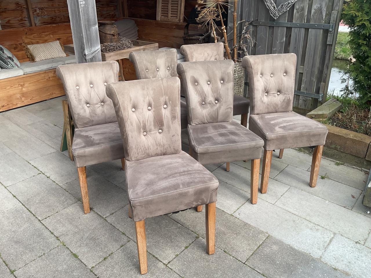 TE KOOP: 6 Eetkamerstoelen