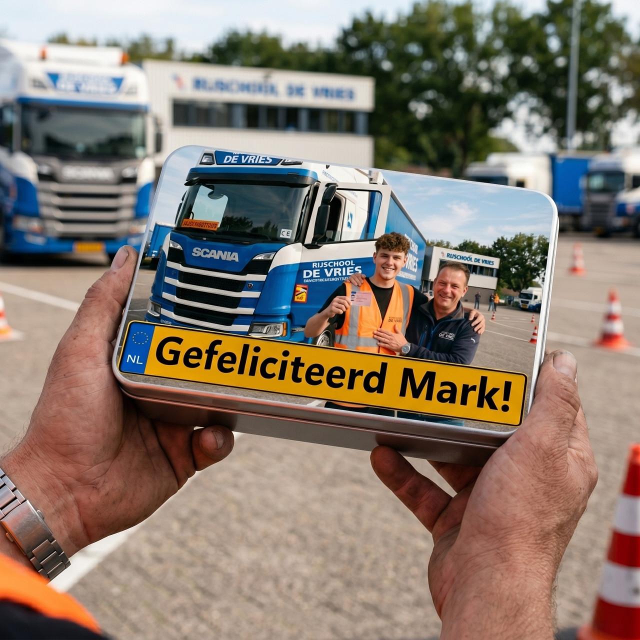 Geslaagd! Rijbewijs cadeau
