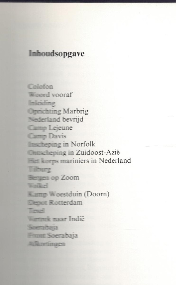 De mariniersbrigade te kiek