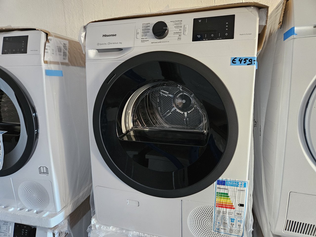 Hisense wasmachine 8 kg