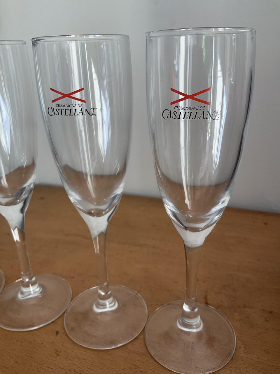 Champagne de Castellane glazen
