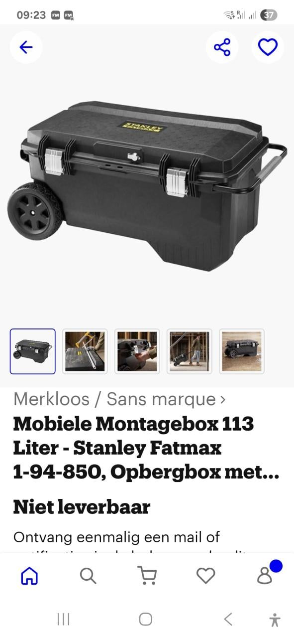 Verrijdbare gereedschaps koffer