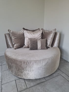 Ronde loveseat fauteuil