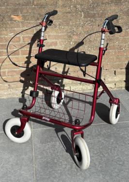 Premis Provo rollator rood (aubergine)