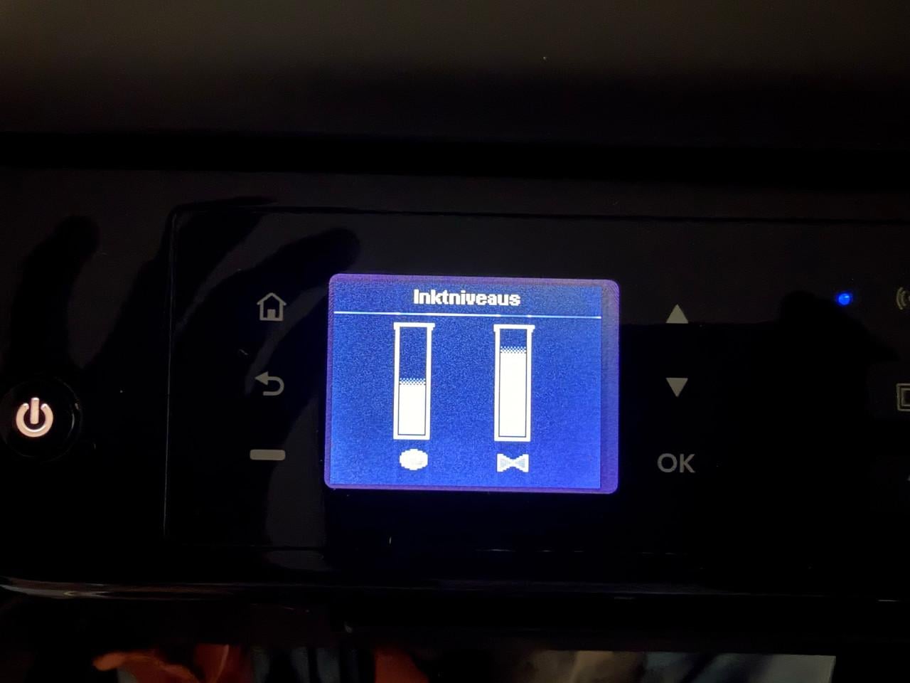 HP All-in-one printer incl. 2 XL cardridges + 2 extra XL cardridges