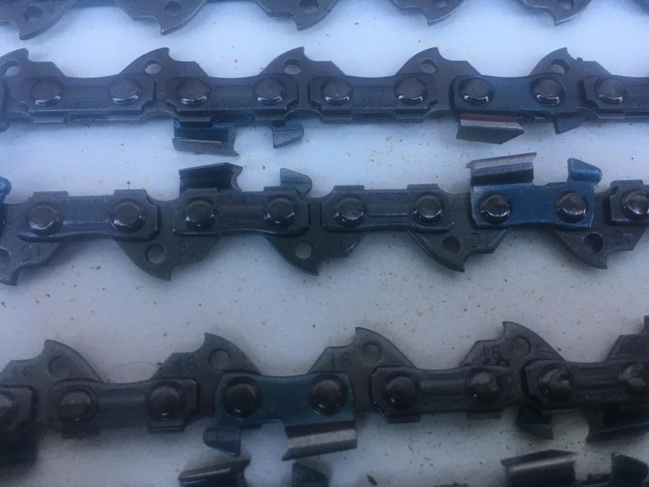 5X zaagketting voor kettingzaag dolmar, husqvarna etc gloednieuw steek 3/8l