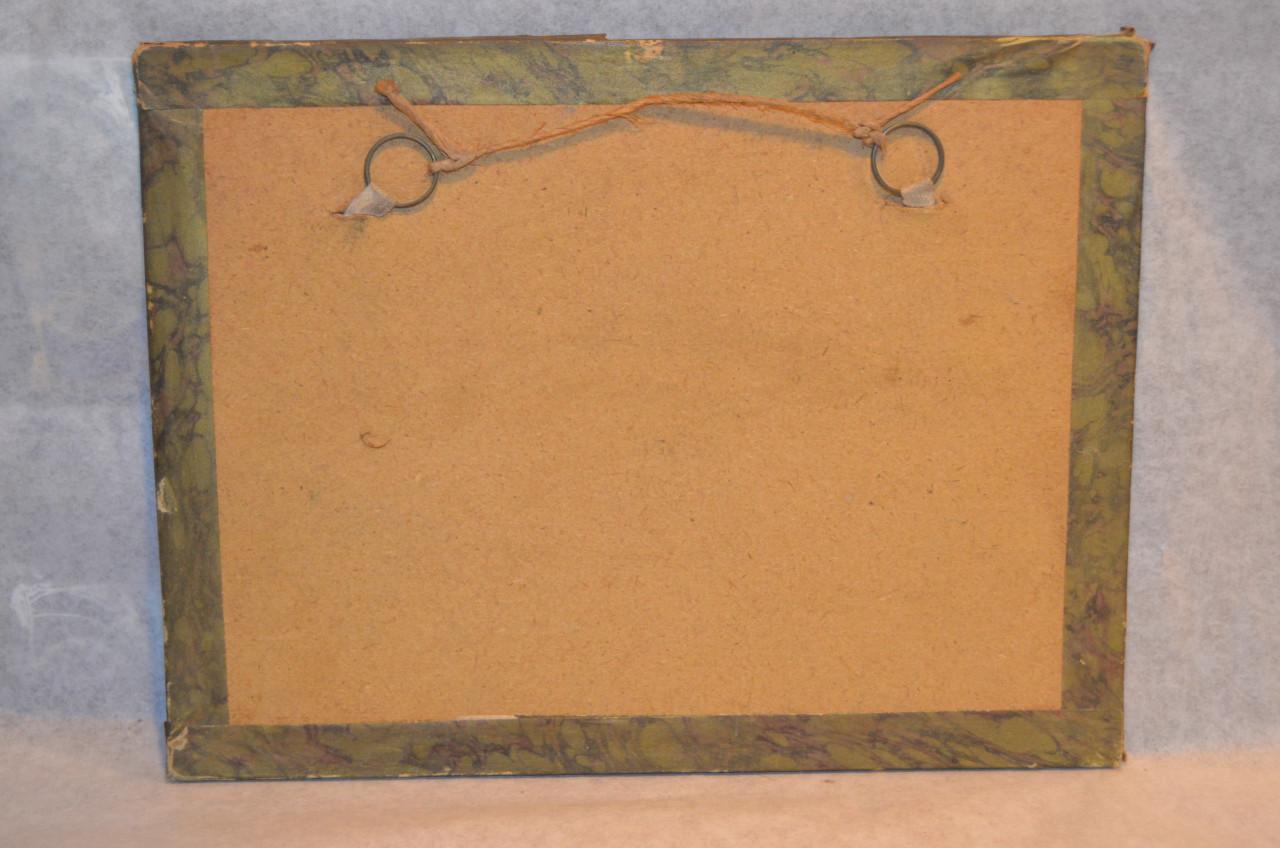 4 Etsjes gesign. ' E. Laun ' (?) dorps / stadsgezichten