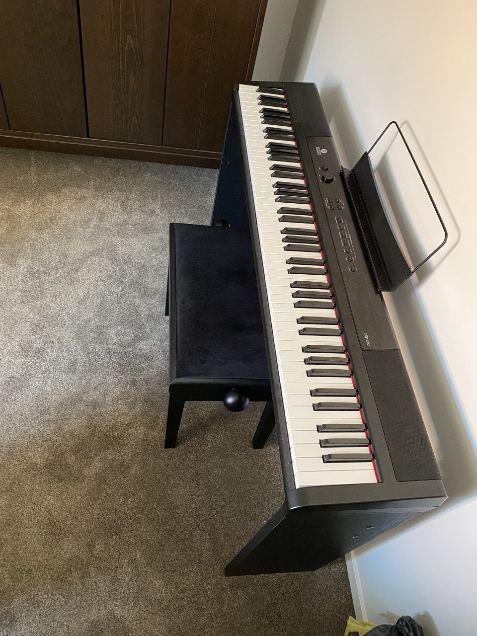 Fazley FSP-200-BK digitale piano starterset - zonder piano