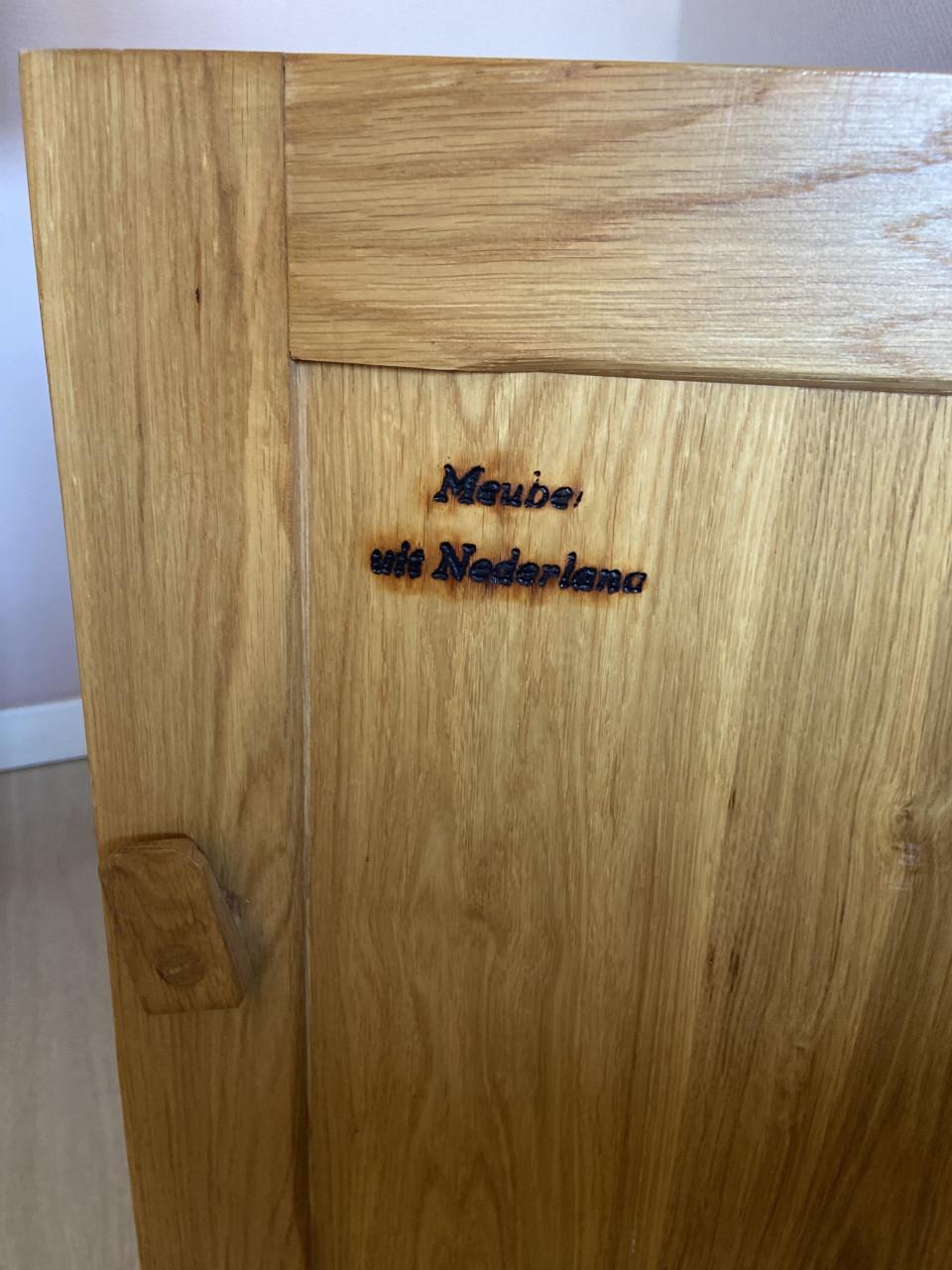 Gratis tweepersoons bed massief eiken