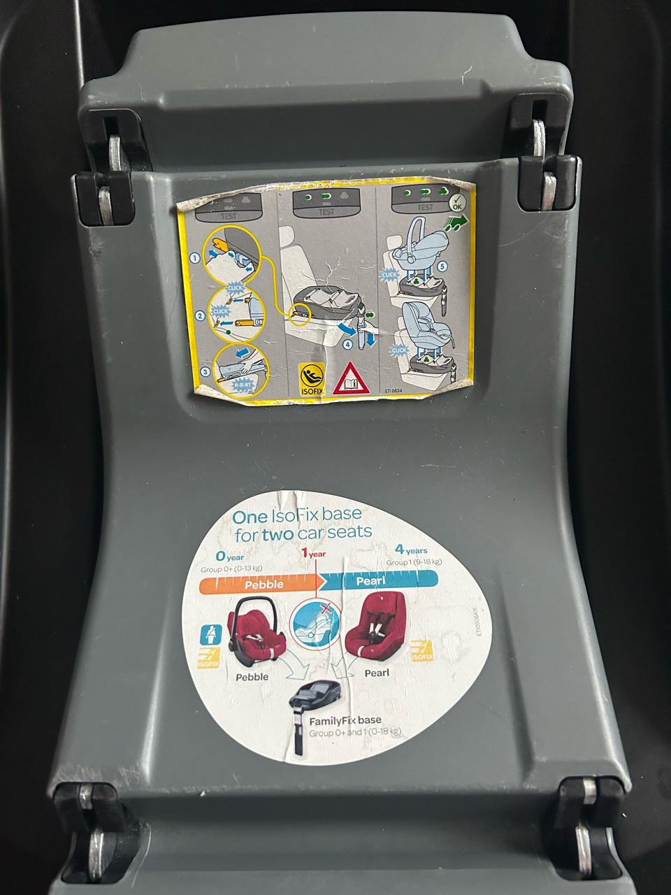 Isofix base met steunpoot