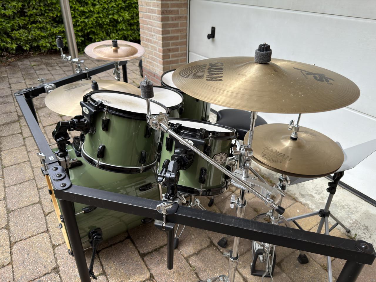 Pearl Vision drumstel - Zeer compleet