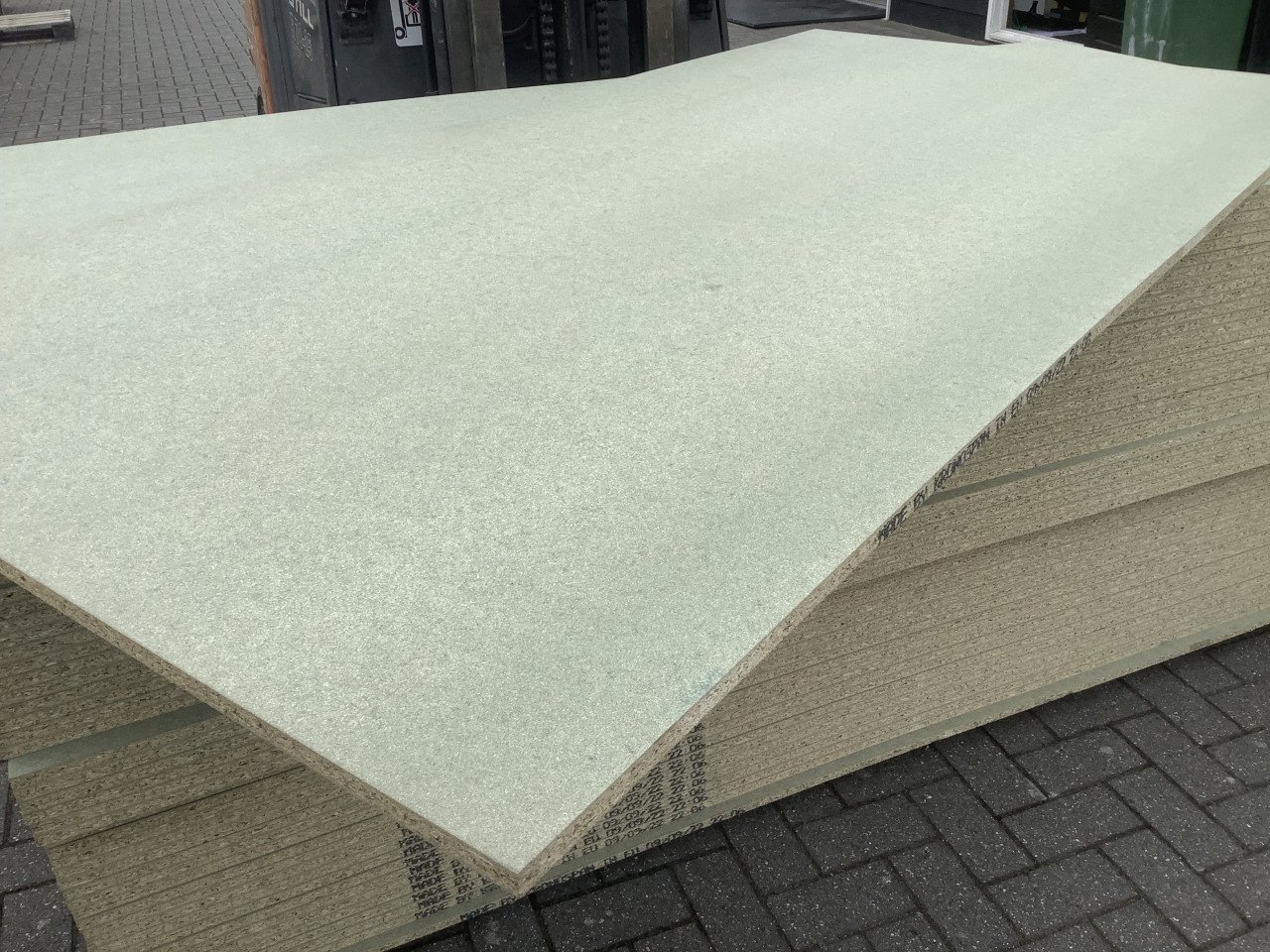 Nieuwe zichtwerk Underlayment platen 18mm 122x244 mes en groef