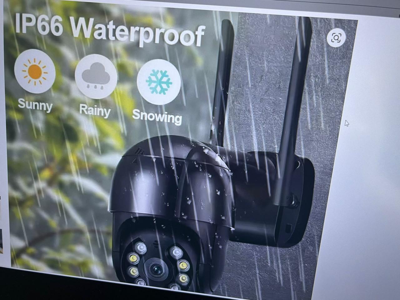 Webcame voor buiten . Buiten camera of beveiligingscamara.