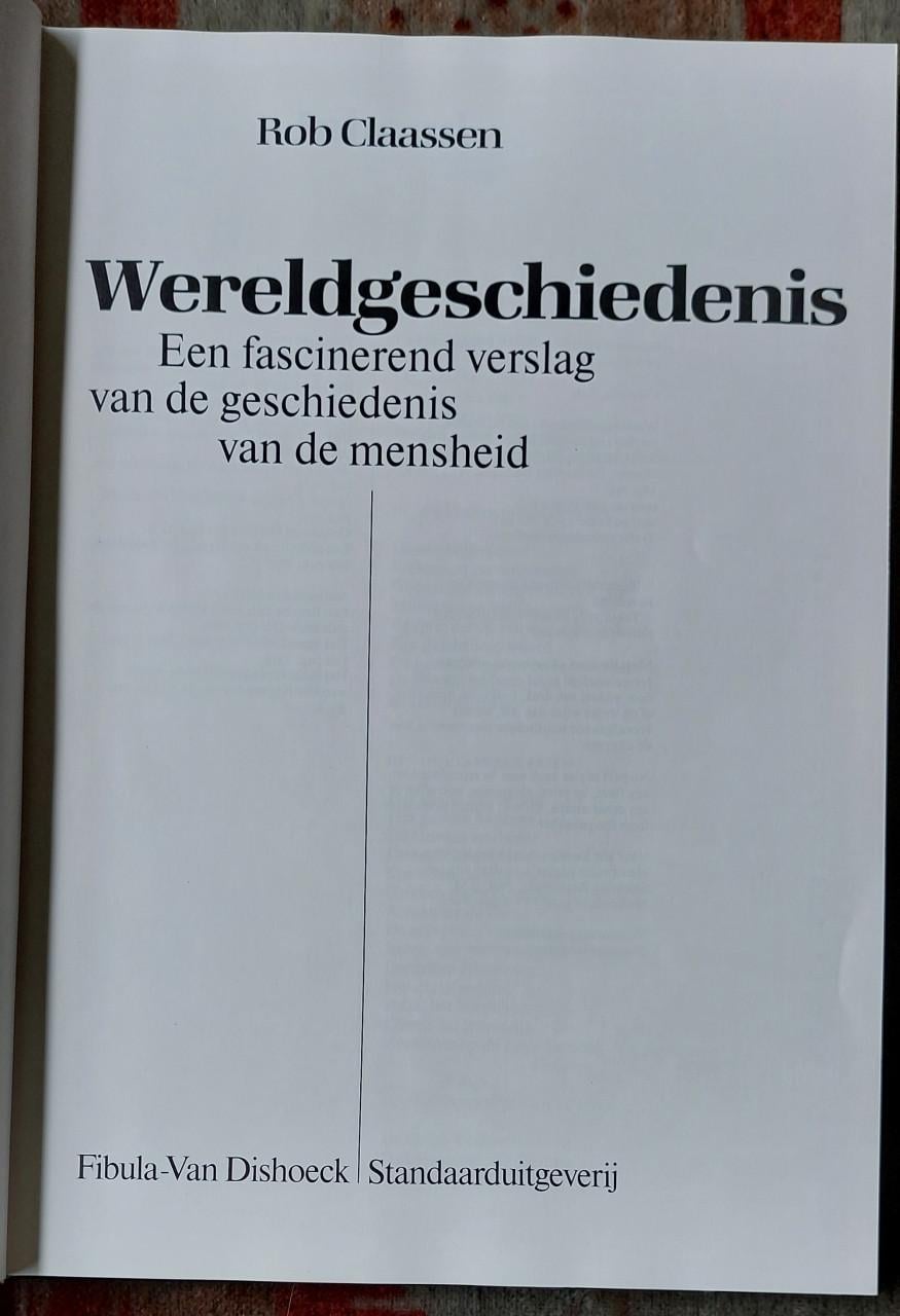 Geschiedenis Boek