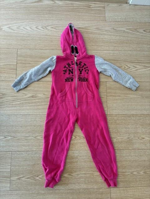 Roze grijze onesie Frendz maat 122