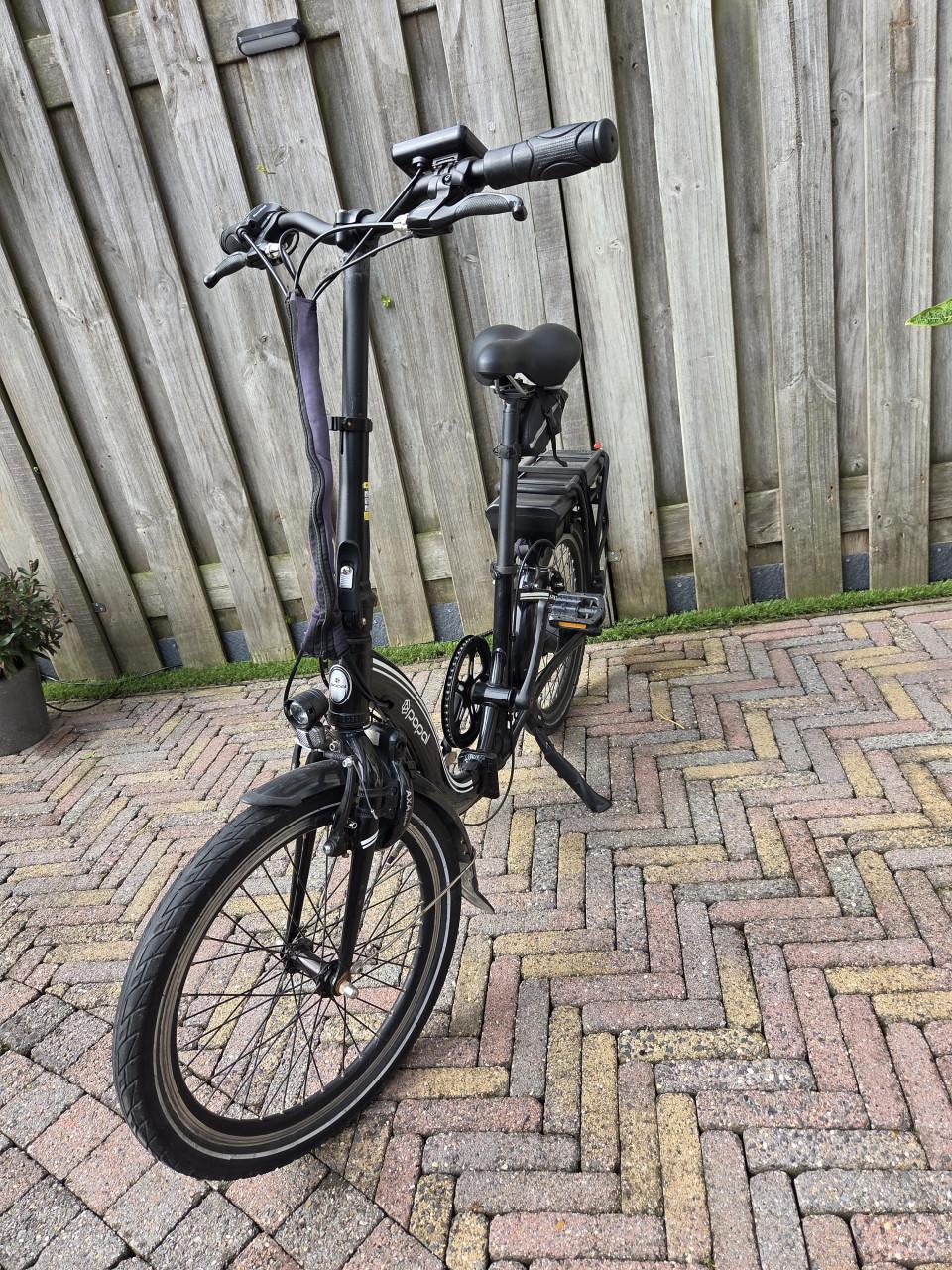 Elektrische vouwfiets met 21 inch wielen